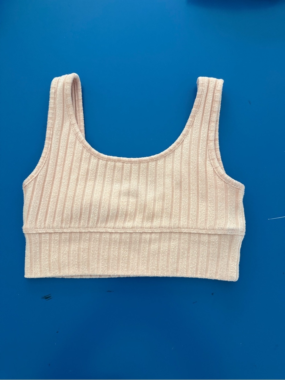 Z Supply Ribbed Crop Tank in Light Pink. Size S. Like New